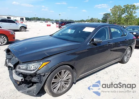2018 Genesis G80 3.8 from USA, damaged, VIN KMHGN4JEXJU223637